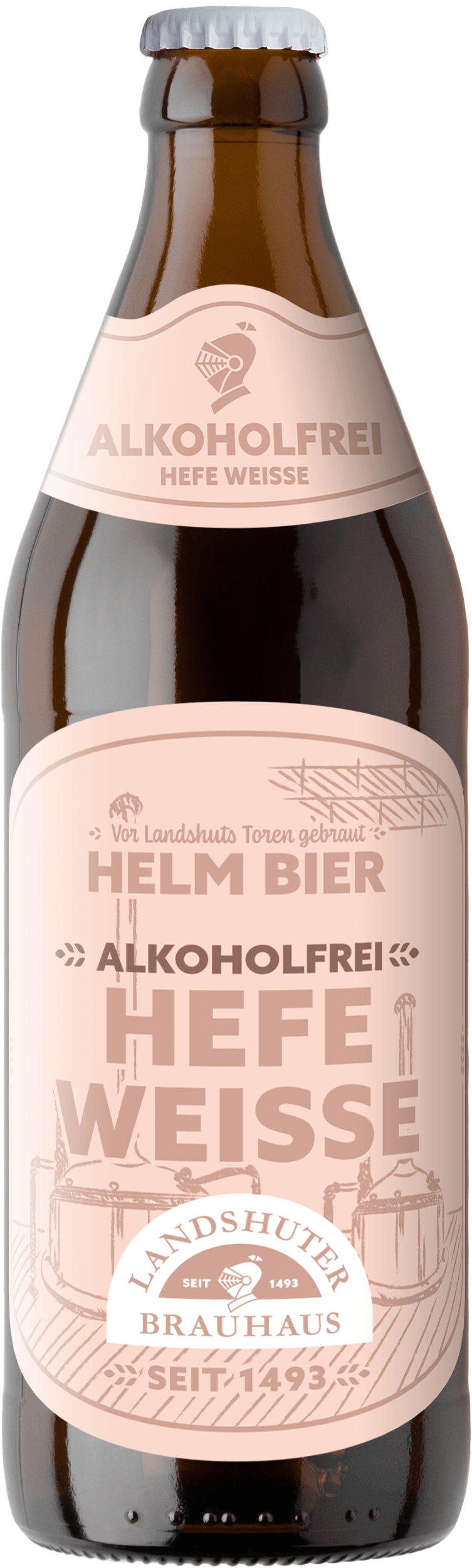 Flasche Landshuter Hefeweisse alkoholfrei