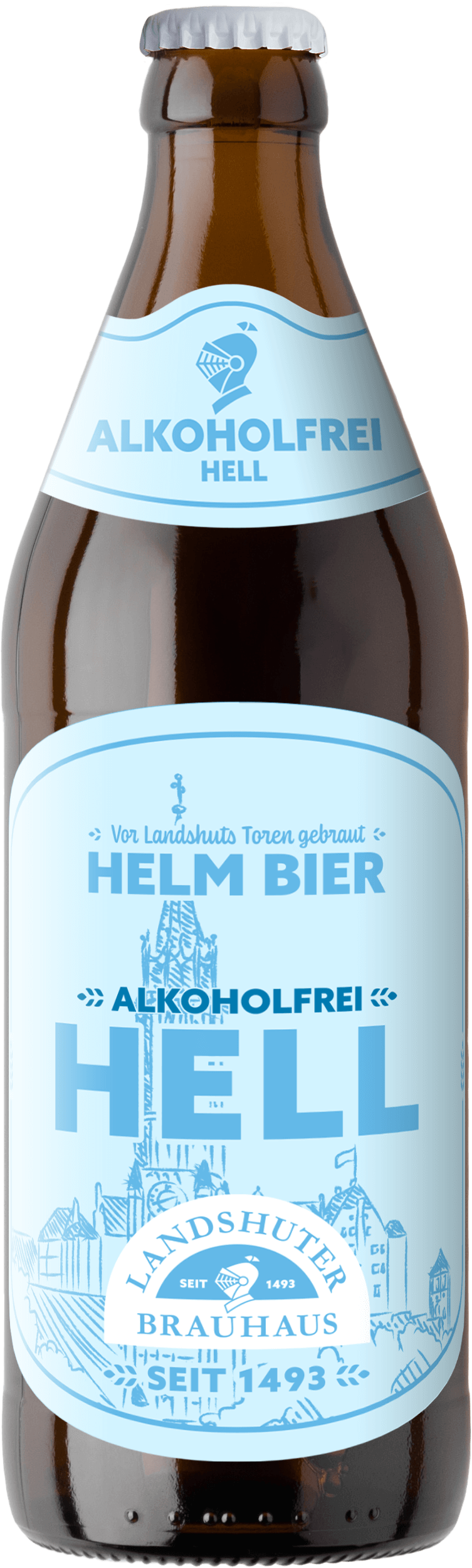 Flasche Landshuter Hell alkoholfrei